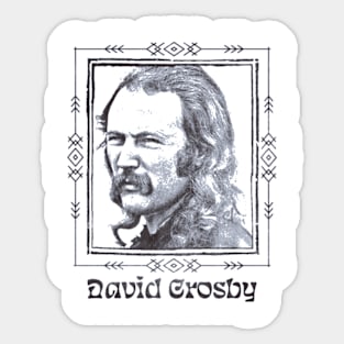 David Crosby new 3 Sticker